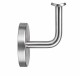 Suport mana curenta inox  AISI316 cu capac prindere in perete, suport balustrada Ø42 mm, finisaj satinat