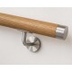 Suport mana curenta inox  AISI316 cu capac prindere in perete, suport balustrada Ø42 mm, finisaj satinat