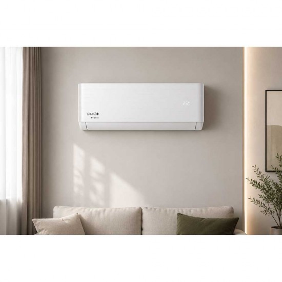Aparat de Aer Conditionat Yamato Avanti R32 YW24T3n Inverter 24000 BTU pentru 55-70 m², Wi-Fi, A++/A+, Auto-curatare cu Sterilizare 56°C, Kit Instalare Inclus