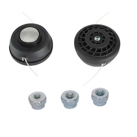 Mosor cu fir universal,  T35 compatibil Husqvarna, cap aluminiu, reductii multiple M8 / M10 / M12, pas 1.0  mm, 1.25 mm, 1.75 mm