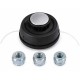 Mosor cu fir universal,  T35 compatibil Husqvarna, cap aluminiu, reductii multiple M8 / M10 / M12, pas 1.0  mm, 1.25 mm, 1.75 mm