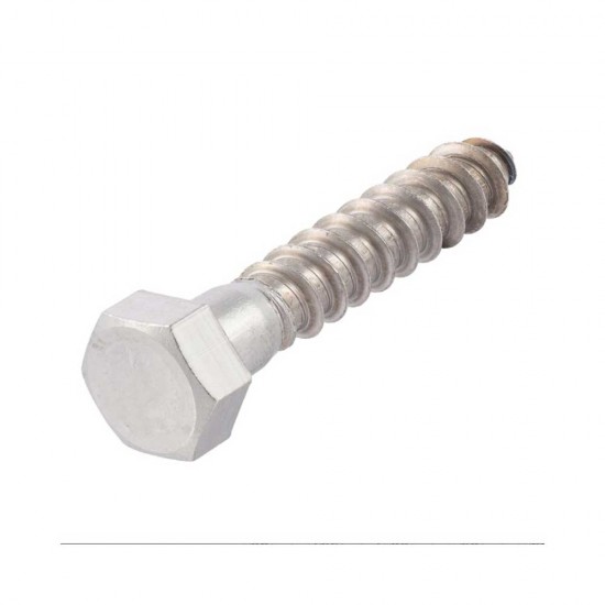 Holsurub cu cap hexagonal M6X90 mm, otel zincat, DIN 571, 100 buc/cutie