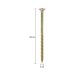 Surub lemn, M6x160 mm, cap inecat, partial filetat, DIN7505, PZ3, otel zincat galben